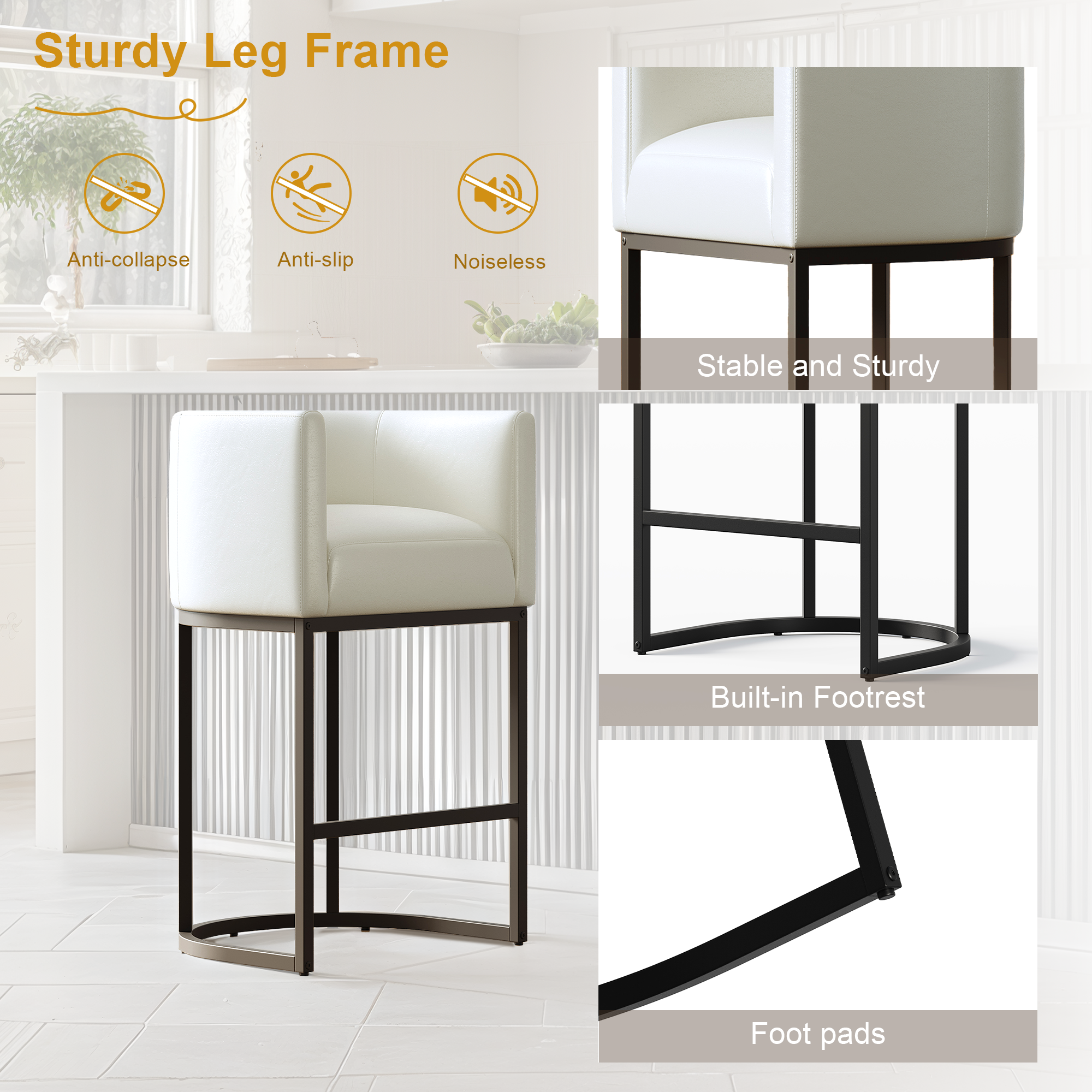 Lasigeli Bar Stools 26